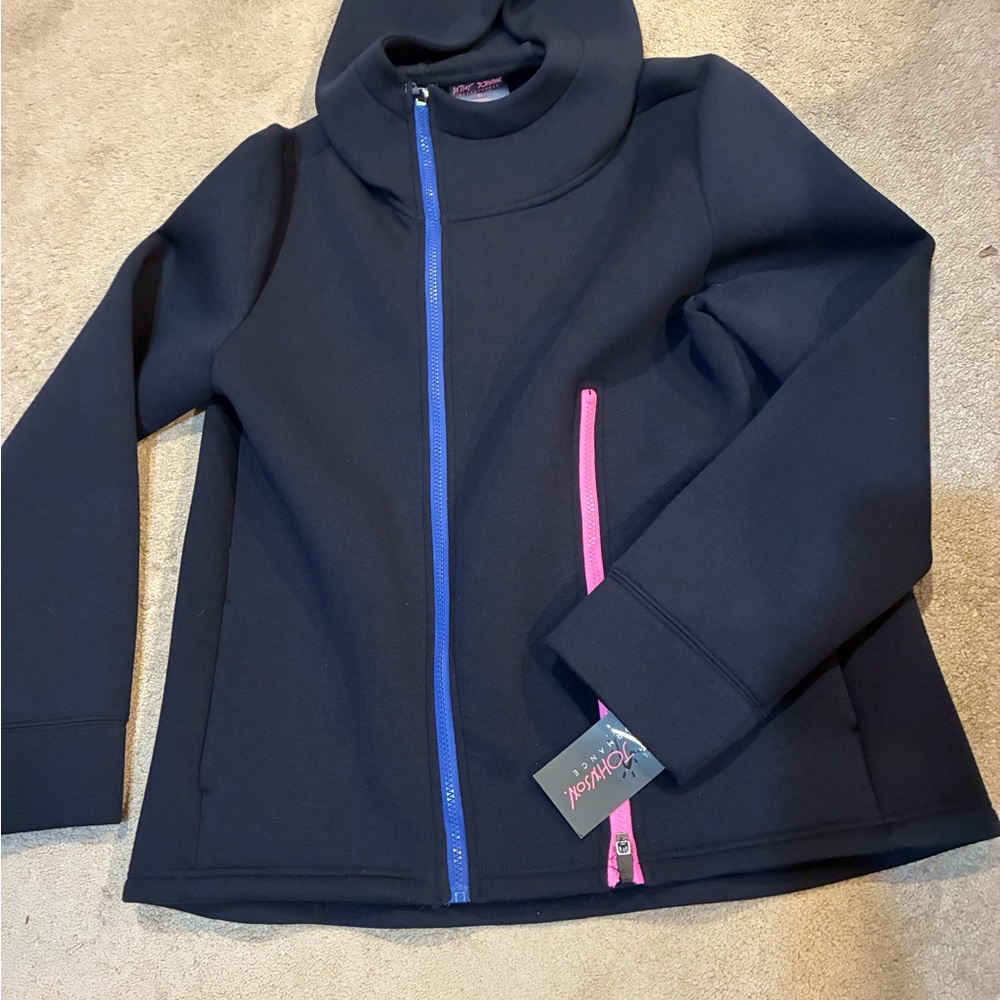 Betsey Johnson Navy Performance Jacket